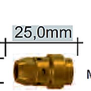 142.0247.5 Вставка для наконечника M11х1/M8 25,0 мм для WT540 MS, CuCrZr, Abicor Binzel фотография