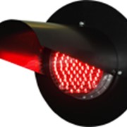 Головка светофорная светодиодная для железнодорожных переездов НКМР 676636.003 (красная) фото
