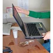 Ремонт ноутбуков, залитый ноутбук фото
