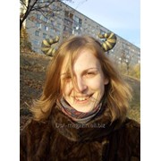Заколка для волос Рога ручной работы ЗР-0002 фото