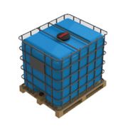Еврокуб в обрешотке, кубовая емкость для транспортировке 1000 литров фотография