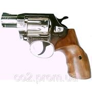Револьвер ALFA 420, никель, деревянная рукоятка фото