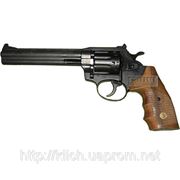 Револьвер под патрон Флобера Alfa 461, черный, деревянная рукоятка фото