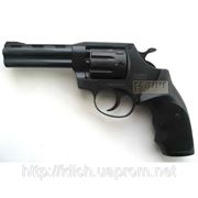 Револьвер под патрон Флобера Safari РФ-440 Magnum резиновая рукоятка фото