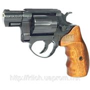 Револьвер под патрон Флобера ME 38 Pocket 4R, черный, с деревянной рукояткой фото