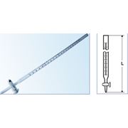 Бюретки для точного отмеривания небольших количеств жидкости и титрования тип 1 исп. 1 2 кл (с одноходовым краном)