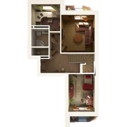 Четырёхкомнатные (двухэтажные) квартиры в новом ЖК “Акварели“, Вишнёвое фото