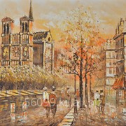 Картина “Парижские улочки“ 61х91 фотография