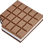 Блокнот «Плитка шоколада» фото