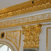 Декорирование сусальным золотом фото