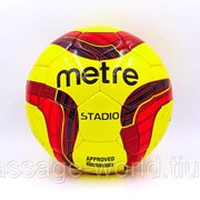 Мяч футбольный №5 PU ламин. METRE (№5, 5 сл., сшит вручную) фотография