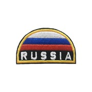 0081 Шеврон Флаг Russia полукруг фото