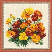 1556 Набор для вышивания “Риолис“ “Бархатцы“ фото