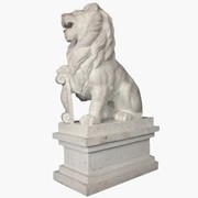 Скульптура Лев сидящий (малый) S87 фотография