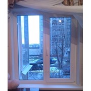 Двустворчатое окно (поворотное открывание) Профиль KBE, пр-о г. Барнаул, Россия фото