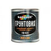 Антикоррозионная грунтовка для металлических поверхностей ГФ-021 Kompozit® фото