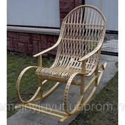 Кресло качалка из лозы фото
