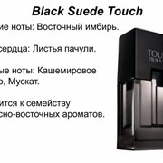 Туалетная мужская вода Black Suede Touch