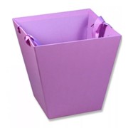 Подарочная упаковка для цветов ваза малая 20 шт фиолетовая фотография
