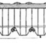 Услуги железнодорожных перевозок, 4-осный крытый вагон-хоппер для зерна, модель 11-739