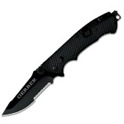 Нож Gerber Tactical Hinderer CLS, черный, серейторное лезвие, коробка, 22-01870 фотография