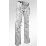 Брюки серые. Ровные брюки для беременных с большими накладными карманами 10103 фото