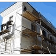 Утепление фасадов мокрим способом, вентилируемых фасадов и изготовление декоративных елементов из пенопласта в Киеве фото