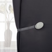 Подхват для штор, 5 x 3,5 см, цвет свело-серый фото