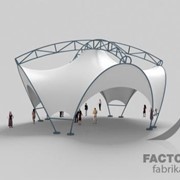 Мембранный шатер 16х16 - 230 м²