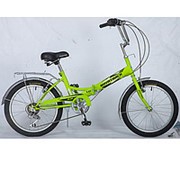Велосипед Novatrack FS-30 20 6 2017 зеленый фотография