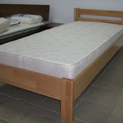 Односпальная деревянная Кровать 90/200 (бук, щит) з ортопедическими ламелями