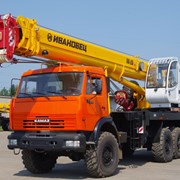 Аренда и услуги автокрана 25 тонн в Новосибирске фото