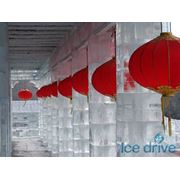 лед кусковой полный наперсток цилиндрический колотый кубик чешуйка фрапе краш айс краш коктейльный сухой лед ледяные блоки скульптуры посуда мебель ледяной бар архитектурные сооружения Ice drive изготовление на заказ фото