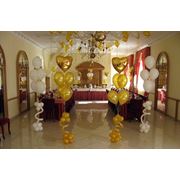 Украшение воздушными шарами свадеб Вишневое фотография