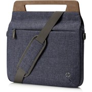 Сумка для ноутбука HP 14“ RENEW Brief Case синий/коричневый пластик (1A215AA) фото