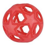 HEVEA Прорезыватель Star ball красный из натурального каучука фотография