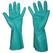 Химически стойкие нитриловые перчатки, Рукавицы кислотозащитные фото
