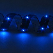 Подсветка салона ленточная, светодиодная, постоянное свечение, синяя, 60 см