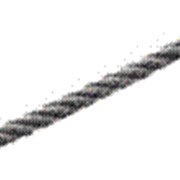 Трос стальной для растяжки в оплетке 5/6 мм метр