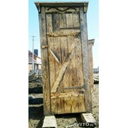 Туалет деревянный для стройки фото
