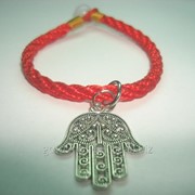 Красная нить Каббала с оберегом Хамса, Рука Фатимы 270653530 фото