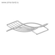 Мыльница-решётка настольная, хром фото