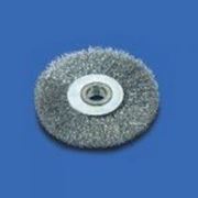 Щетка дисковая для чистки ленточных пил 80х18-20х6мм; гофрированный литцендрат; 15000 об / мин фотография