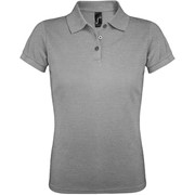 Рубашка поло женская PRIME WOMEN 200 серый меланж, размер S фотография