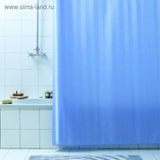 Штора для ванной Rigone, 180 х 200 см, цвет синий фотография