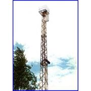Антенные башни для телевизионной мобильной и других связей различных модификаций.Изготавливаются на базе металлических опор и металлоконструкций которые являются сборными на болтах практически без сварных узлов фото