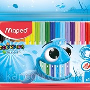 Фломастеры Maped Фломастеры 18 цветов MAPED “Color peps ocean“, суперсмываемые фотография