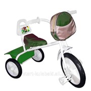 Детский Велосипед Малыш 06 ПС зеленый с сумкой фото