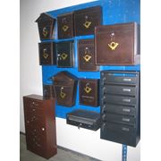 Ящики почтовые металлические (многосекционные на 568 квартир индивидуальные) фото