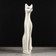 Копилка “Кот“, глянец, белая, 42 см фото
